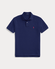 Polo Marine logo rouge Custom Fit