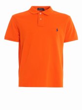 Polo Orange logo marine