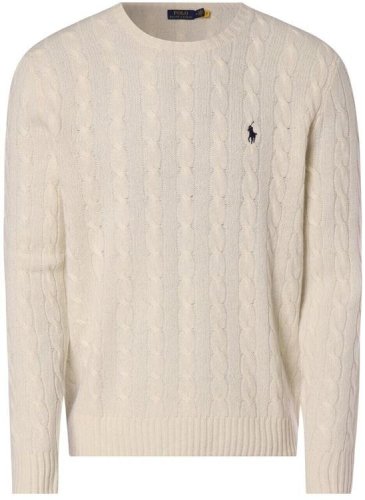 Pull Torsade Col Rond ecru