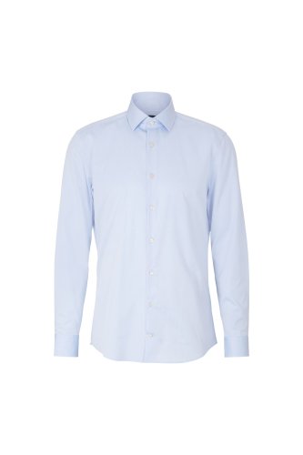 Chemise bleu slim santos