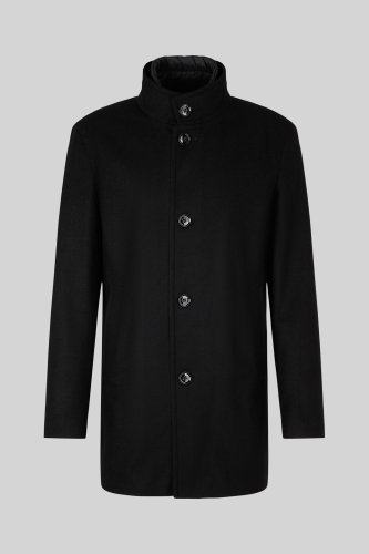 Manteau en laine Finlay 2.0, noir