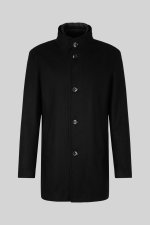 Manteau en laine Finlay 2.0, noir