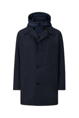 Manteau imperméable S.C. Orvieto, bleu foncé