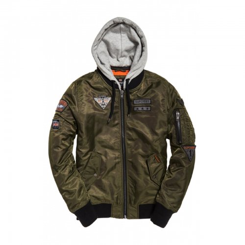 Blouson kaki  patch