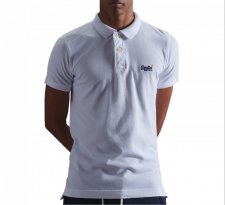 Polo classic blanc manches courtes