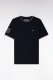 T-shirt � manches courtes en coton marine