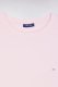 T-shirt en coton et lin rose regular
