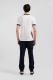 T-shirt manches courtes en coton blanc coupe Slim 