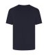 T-shirt marine uni lyocell et coton coupe droite