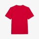 T-shirt rouge en coton détails floqués rouge